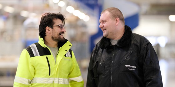 Werde gewerbliche/logistische Führungskraft bei Hermes